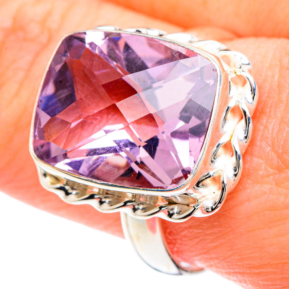 Amethyst Rings handcrafted by Anasilvercos - RING90681