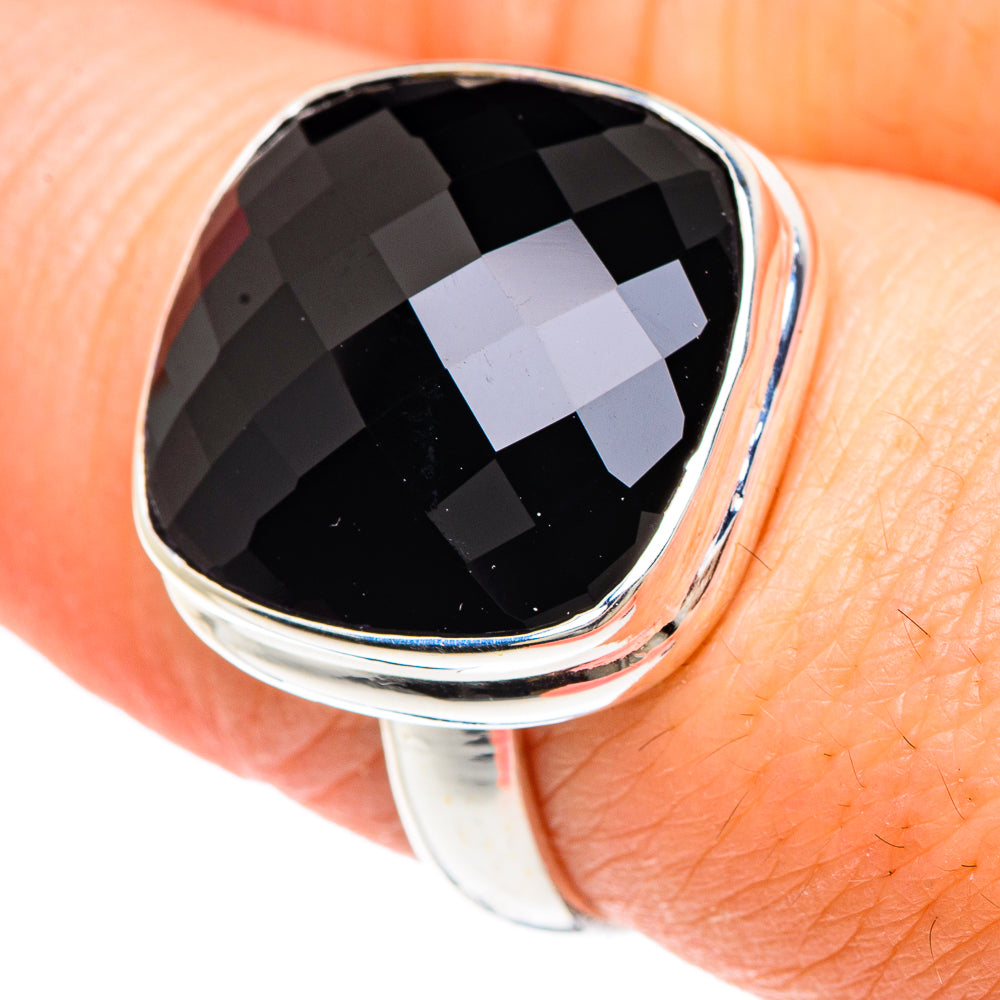 Black Onyx Rings handcrafted by Anasilvercos - RING90685
