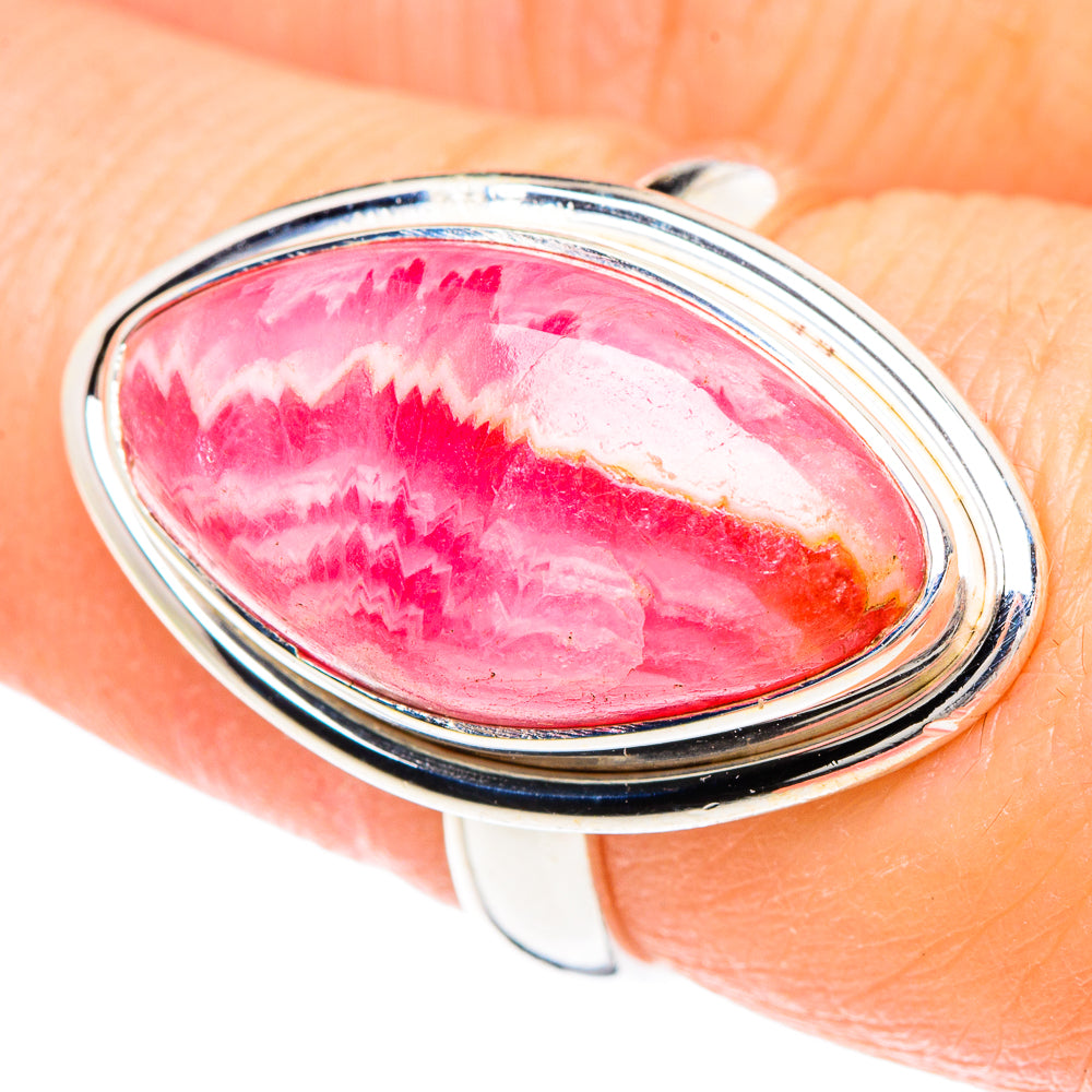 Rhodochrosite Rings handcrafted by Anasilvercos - RING90708