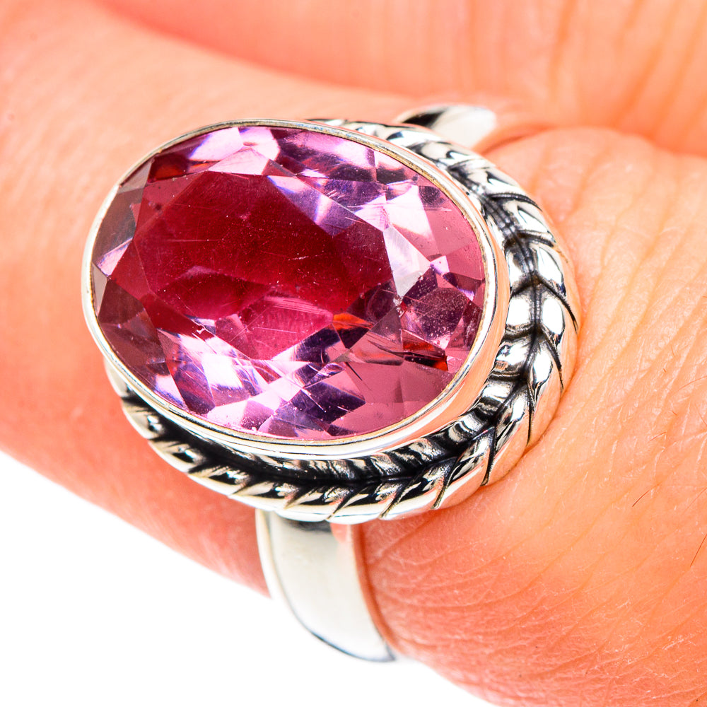 Color Change Alexandrite (Lab.) Rings handcrafted by Anasilvercos - RING90714