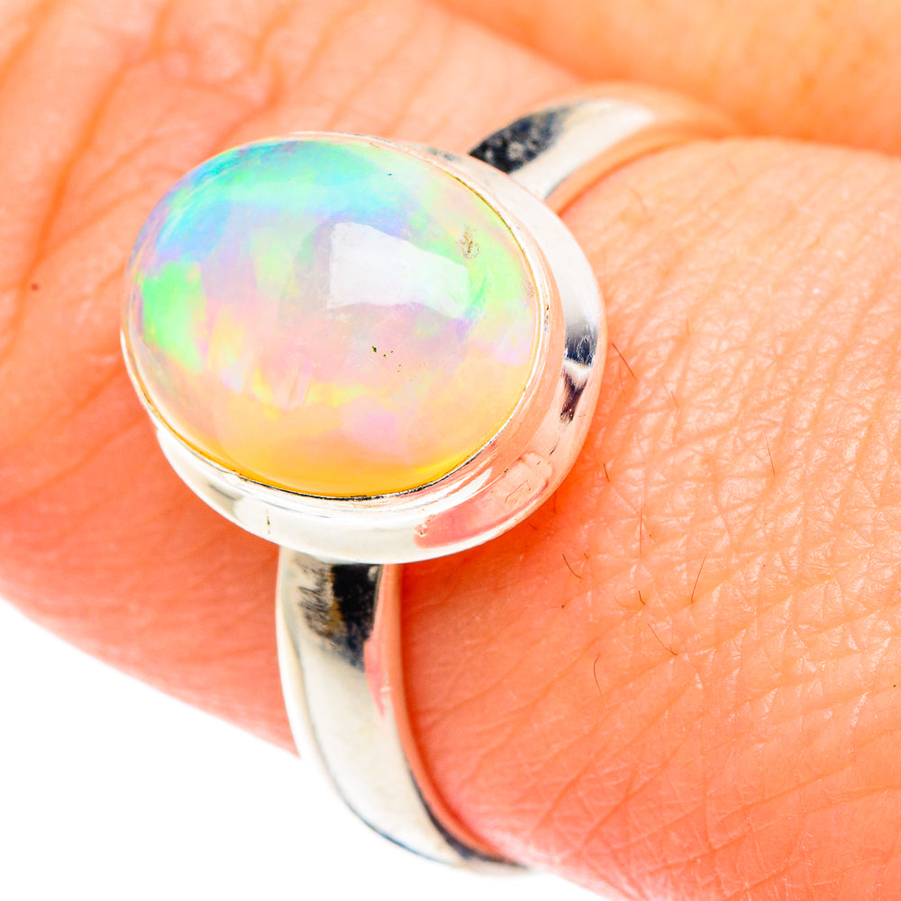 Ethiopian Opal Rings handcrafted by Anasilvercos - RING90720