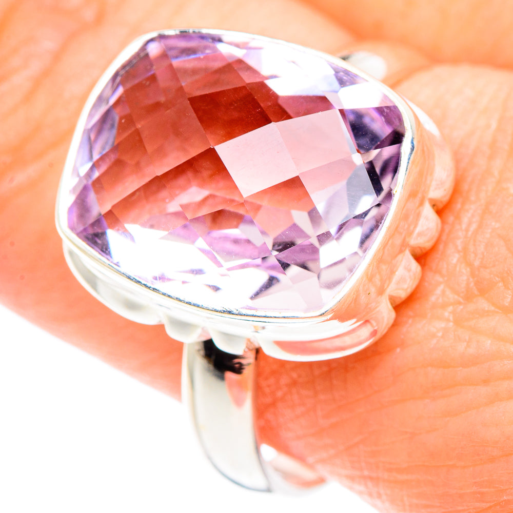 Kunzite Rings handcrafted by Anasilvercos - RING90741