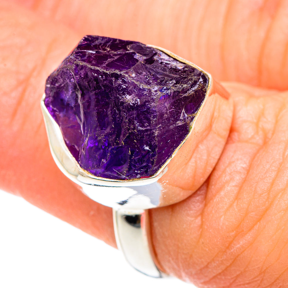 Amethyst Rings handcrafted by Anasilvercos - RING90742