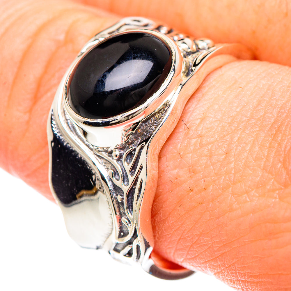 Black Onyx Rings handcrafted by Anasilvercos - RING90743