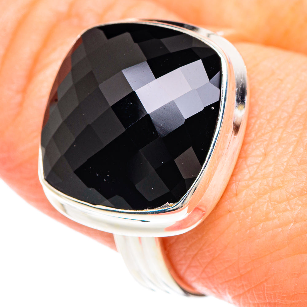 Black Onyx Rings handcrafted by Anasilvercos - RING90744