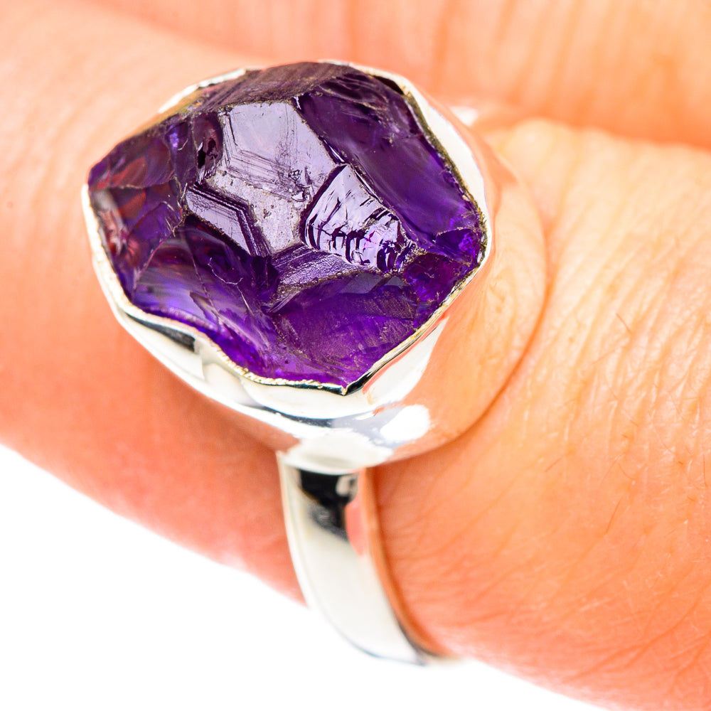 Amethyst Rings handcrafted by Anasilvercos - RING90767