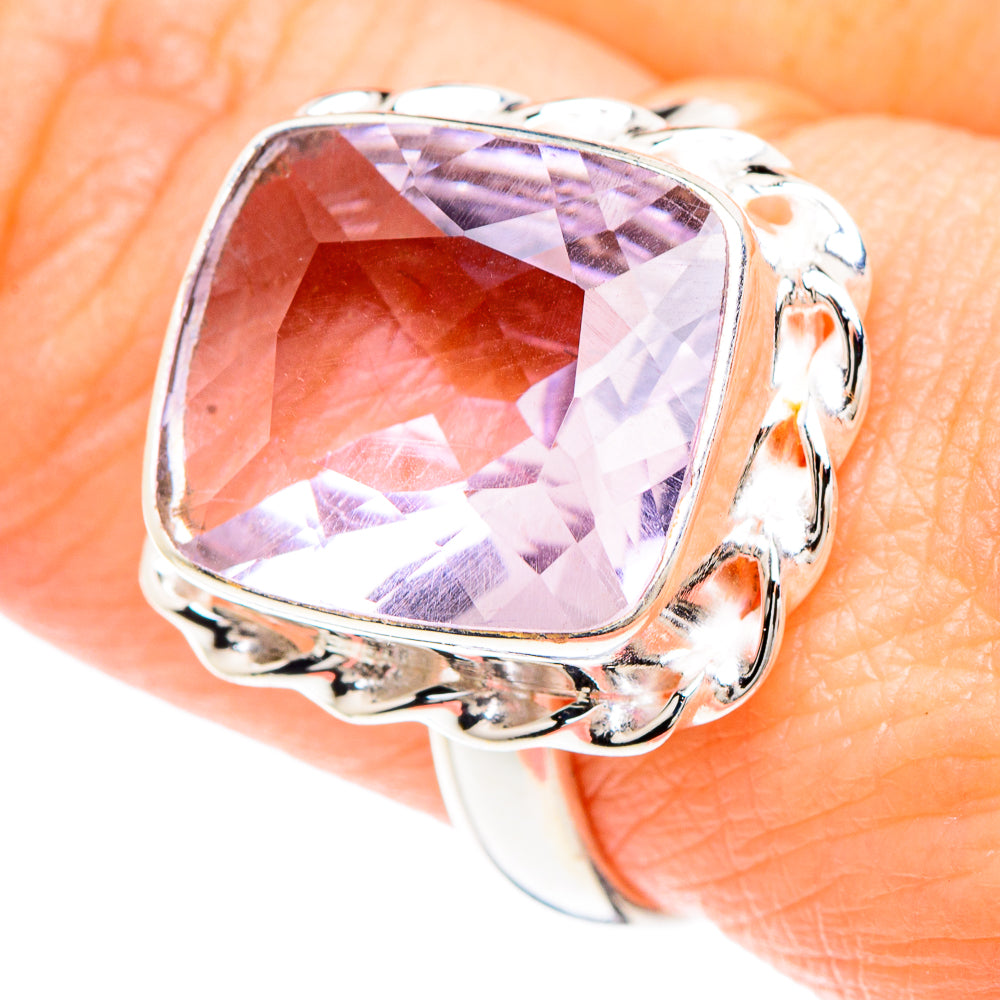 Kunzite Rings handcrafted by Anasilvercos - RING90771