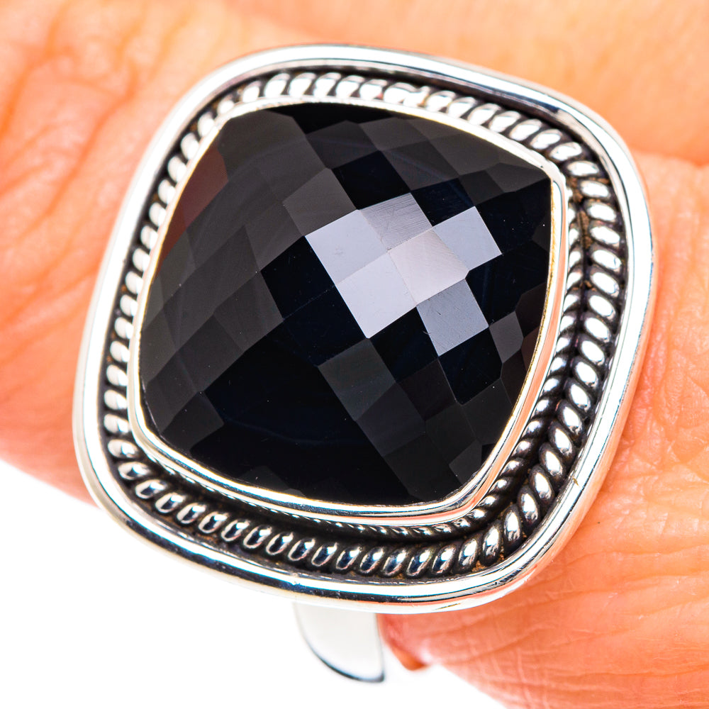 Black Onyx Rings handcrafted by Anasilvercos - RING90772