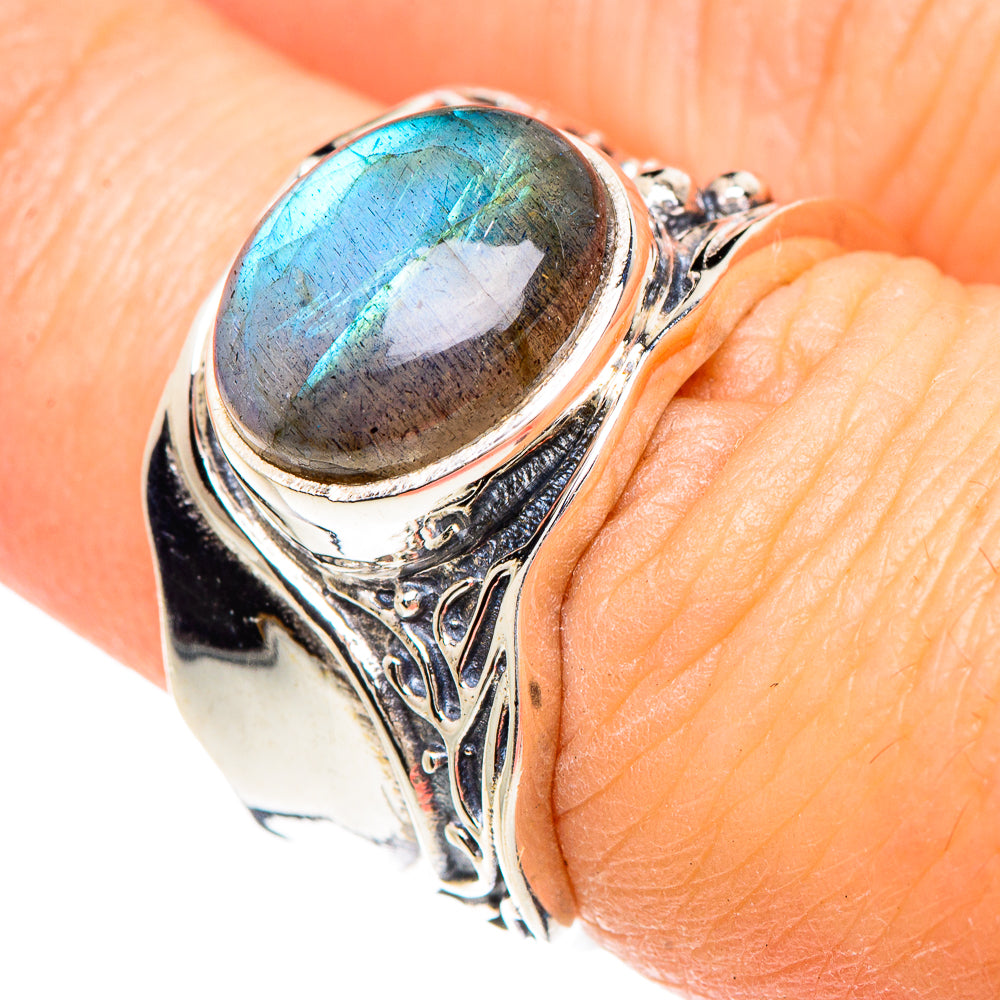Labradorite Rings handcrafted by Anasilvercos - RING90780