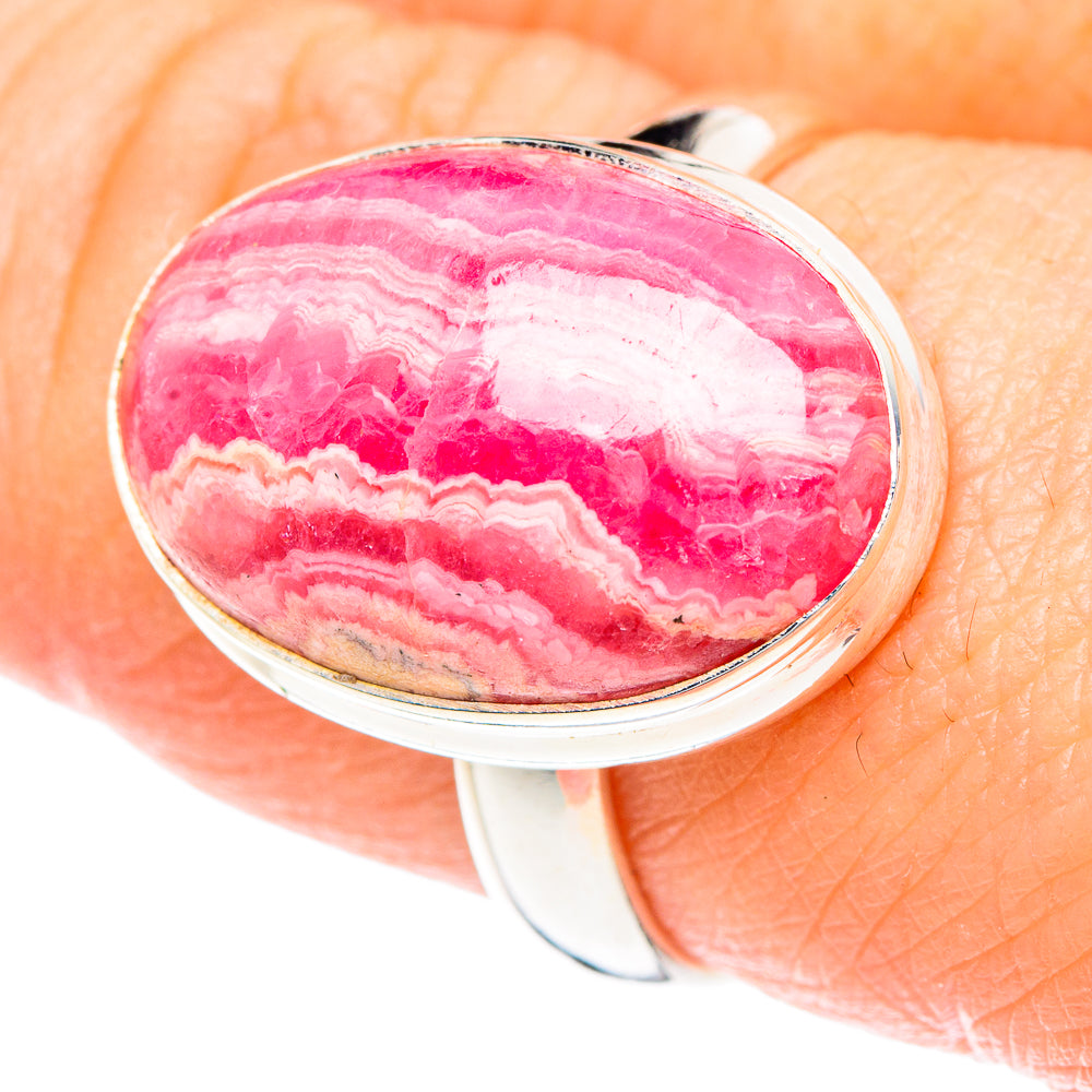 Rhodochrosite Rings handcrafted by Anasilvercos - RING90793
