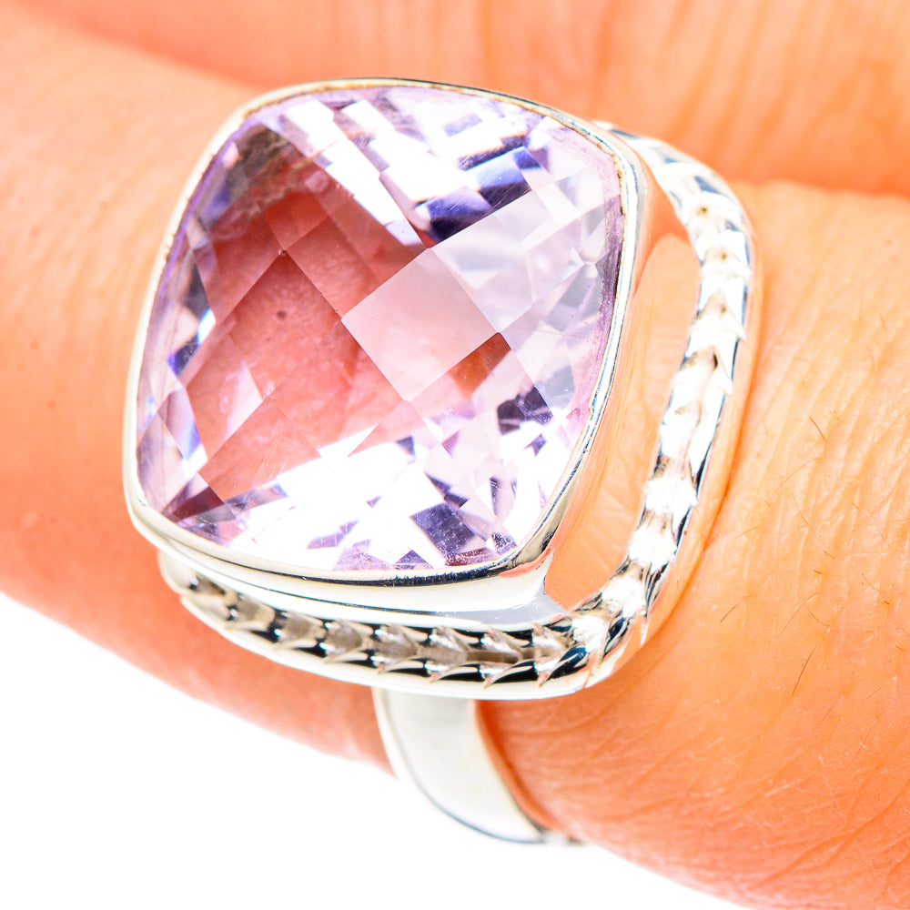 Kunzite Rings handcrafted by Anasilvercos - RING90795