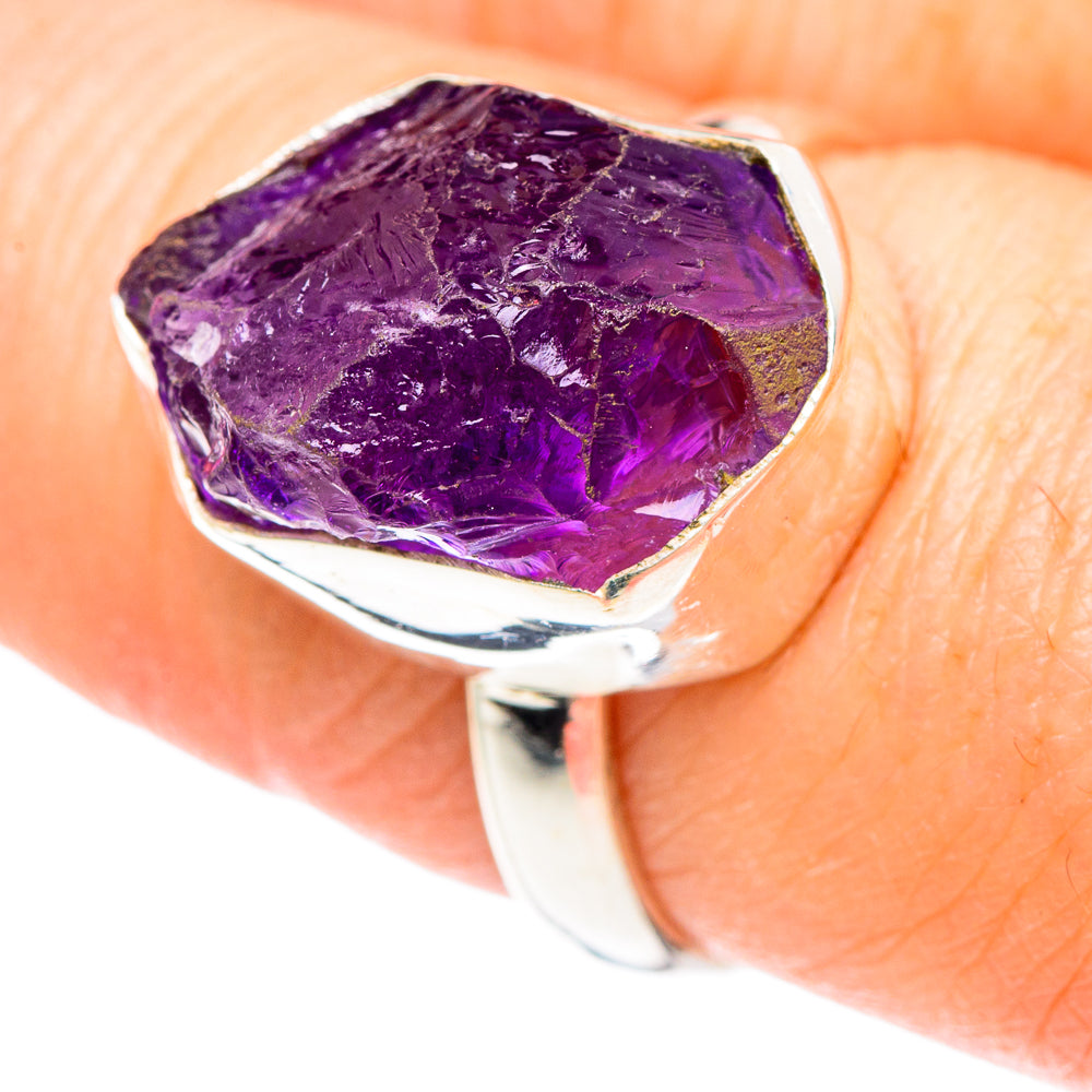 Amethyst Rings handcrafted by Anasilvercos - RING90798