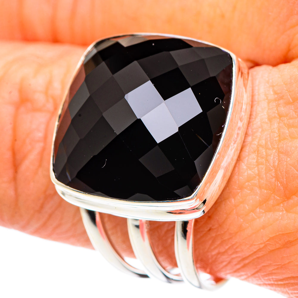 Black Onyx Rings handcrafted by Anasilvercos - RING90799