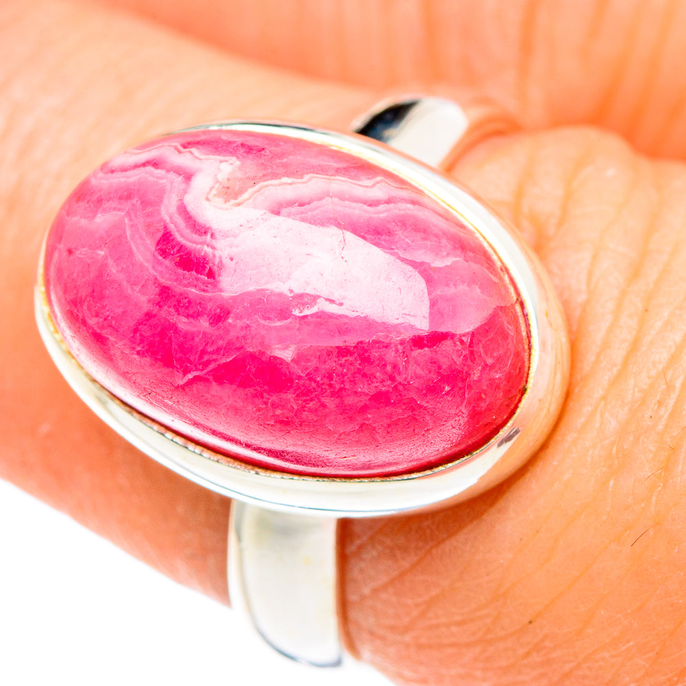 Rhodochrosite Rings handcrafted by Anasilvercos - RING90821