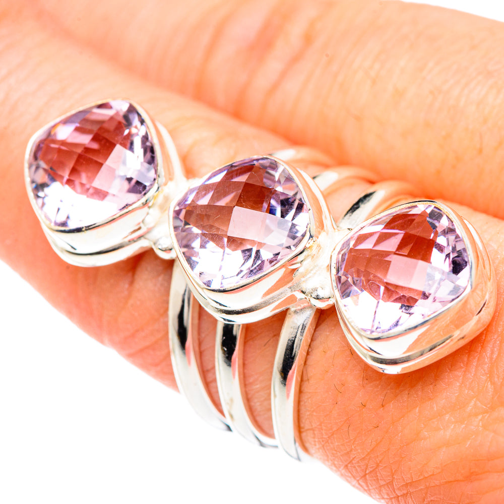 Kunzite Rings handcrafted by Anasilvercos - RING90830