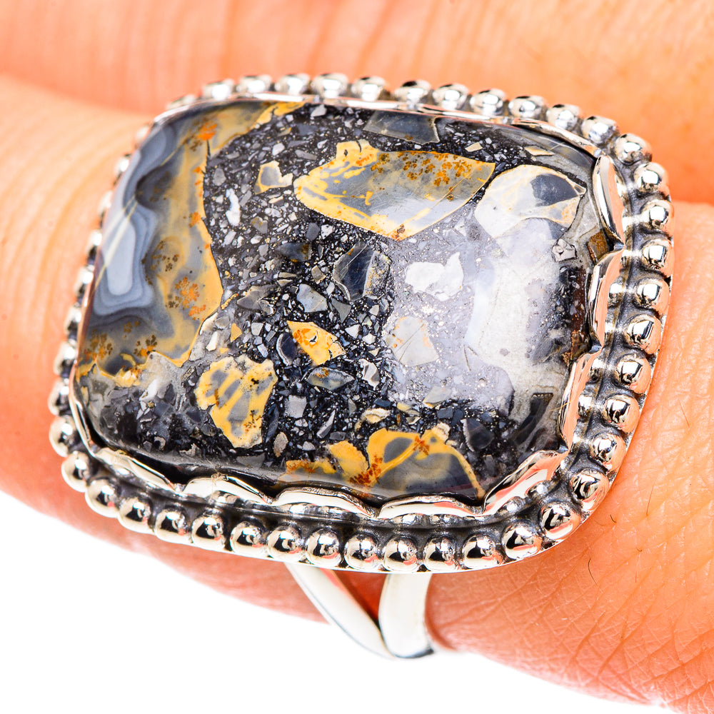 Maligano Jasper Rings handcrafted by Anasilvercos - RING90832