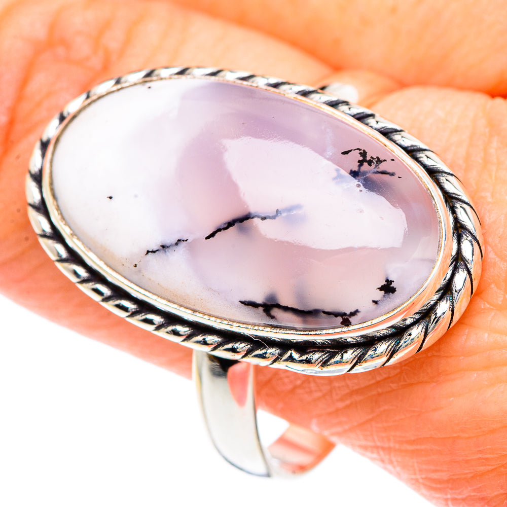 Dendritic Opal Rings handcrafted by Anasilvercos - RING90834