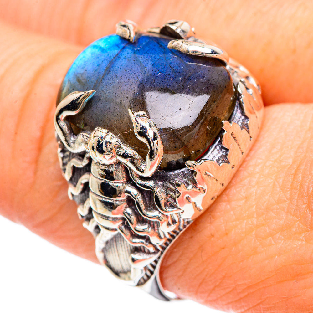 Labradorite Rings handcrafted by Anasilvercos - RING90853
