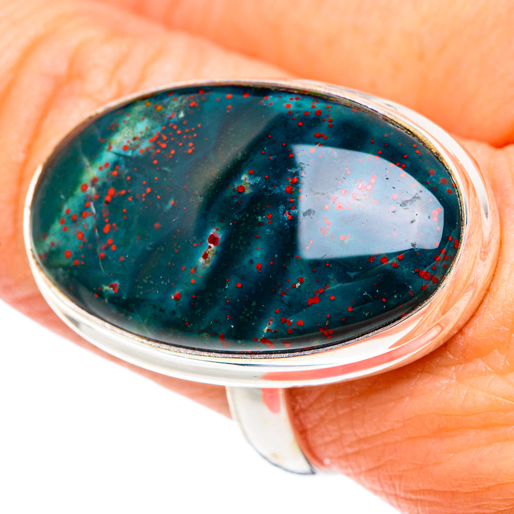 Bloodstone Rings handcrafted by Anasilvercos - RING90858