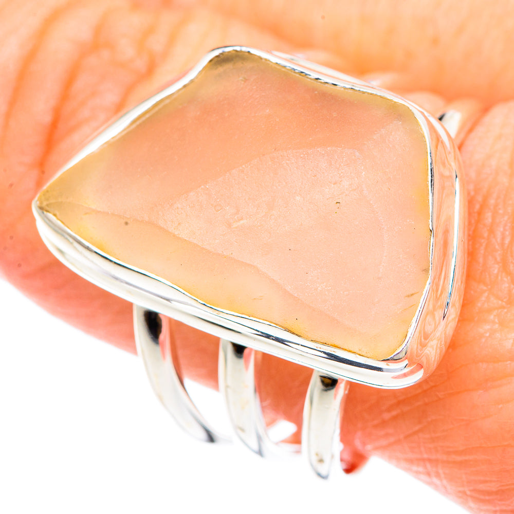Libyan Desert Glass Rings handcrafted by Anasilvercos - RING90876