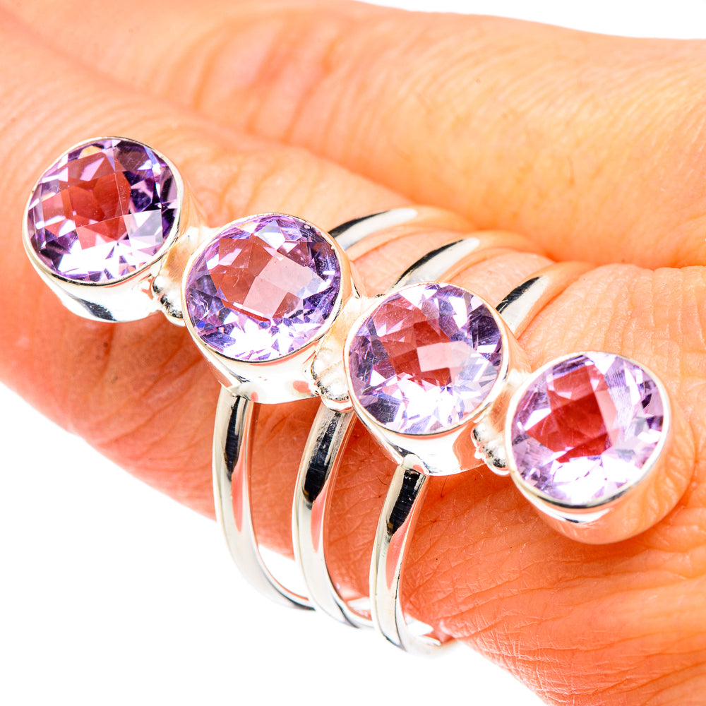 Amethyst Rings handcrafted by Anasilvercos - RING90884