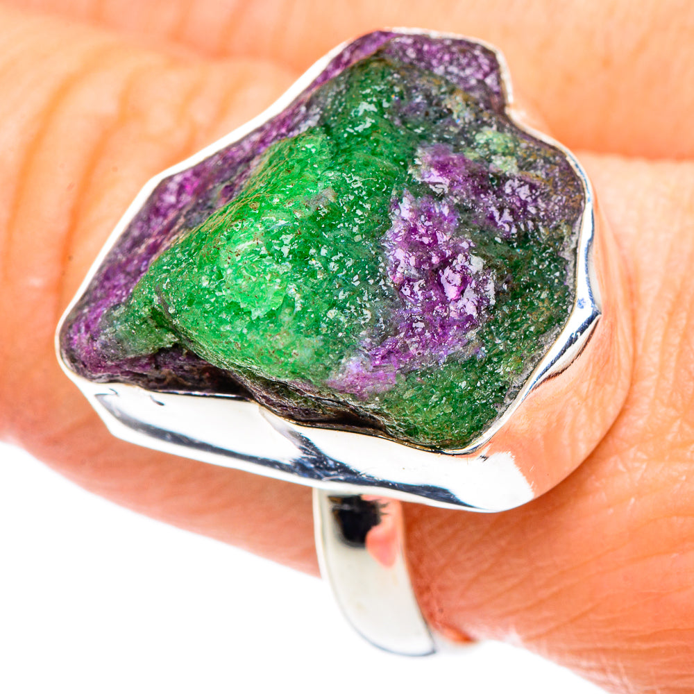Ruby Zoisite Rings handcrafted by Anasilvercos - RING90899
