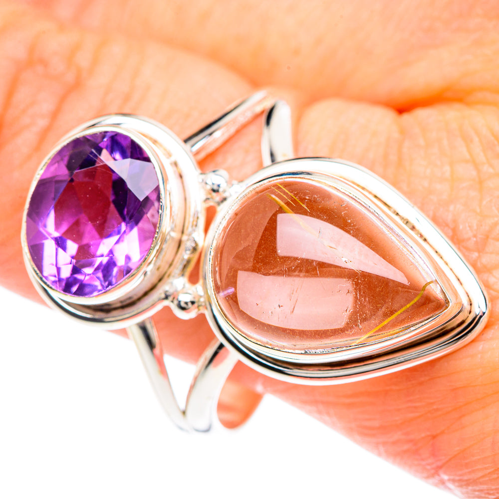 Rutilated Quartz Rings handcrafted by Anasilvercos - RING90901