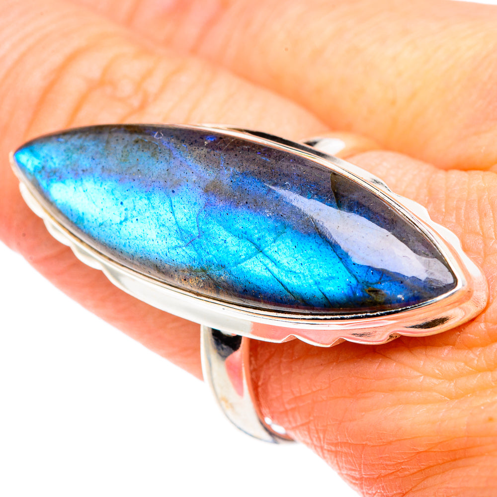 Labradorite Rings handcrafted by Anasilvercos - RING90904
