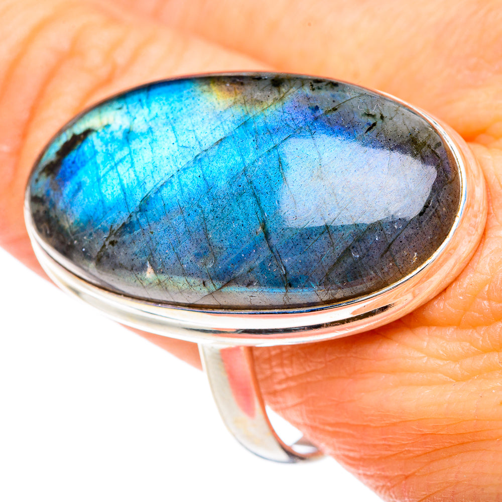 Labradorite Rings handcrafted by Anasilvercos - RING90910