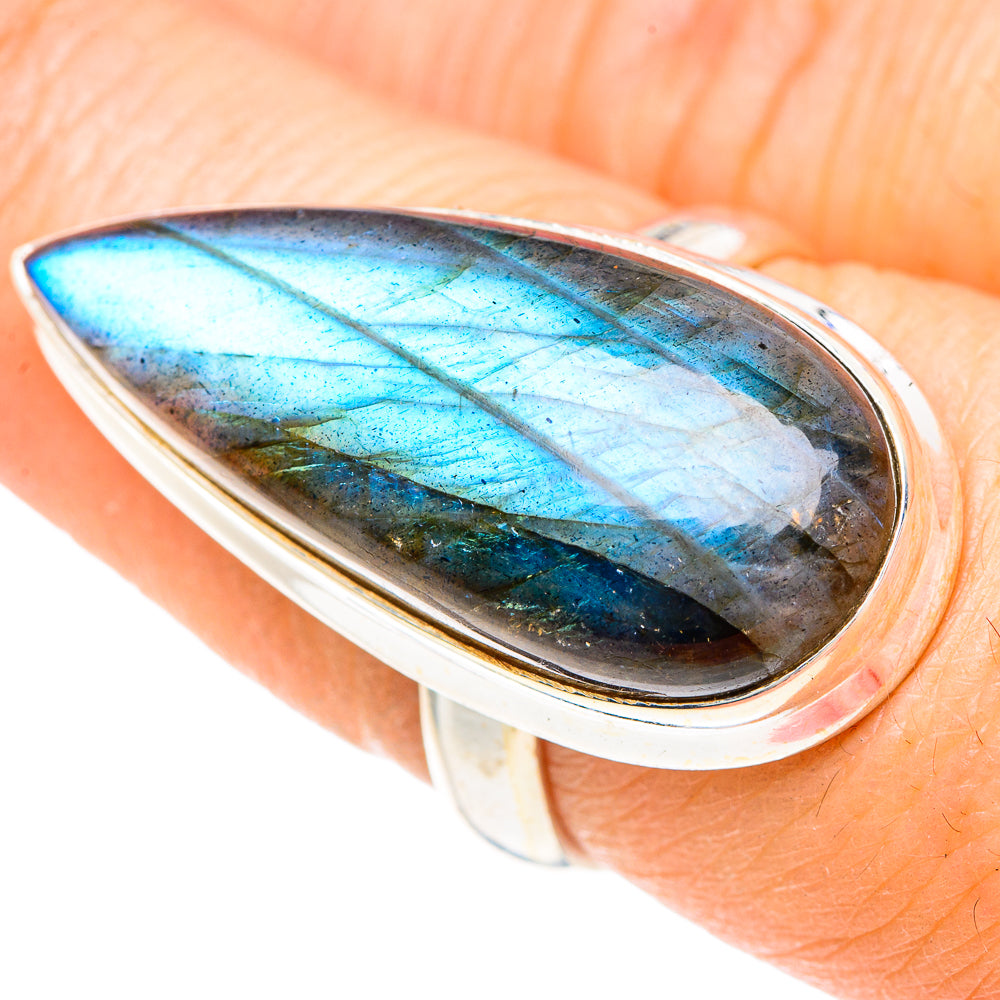 Labradorite Rings handcrafted by Anasilvercos - RING90911