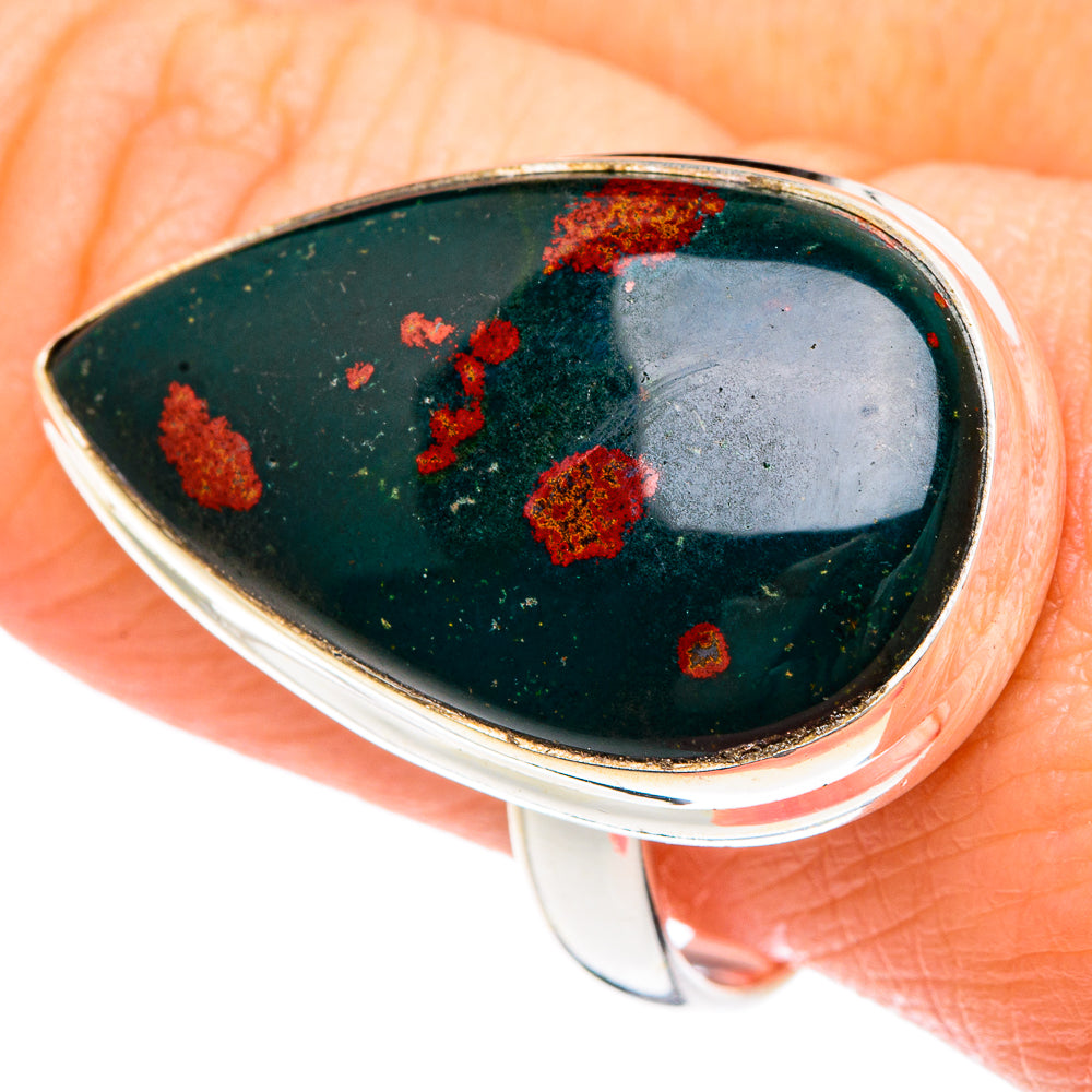 Bloodstone Rings handcrafted by Anasilvercos - RING90920