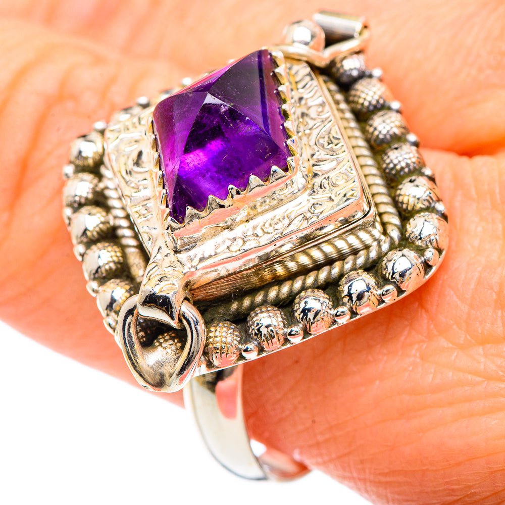 Amethyst Rings handcrafted by Anasilvercos - RING90941