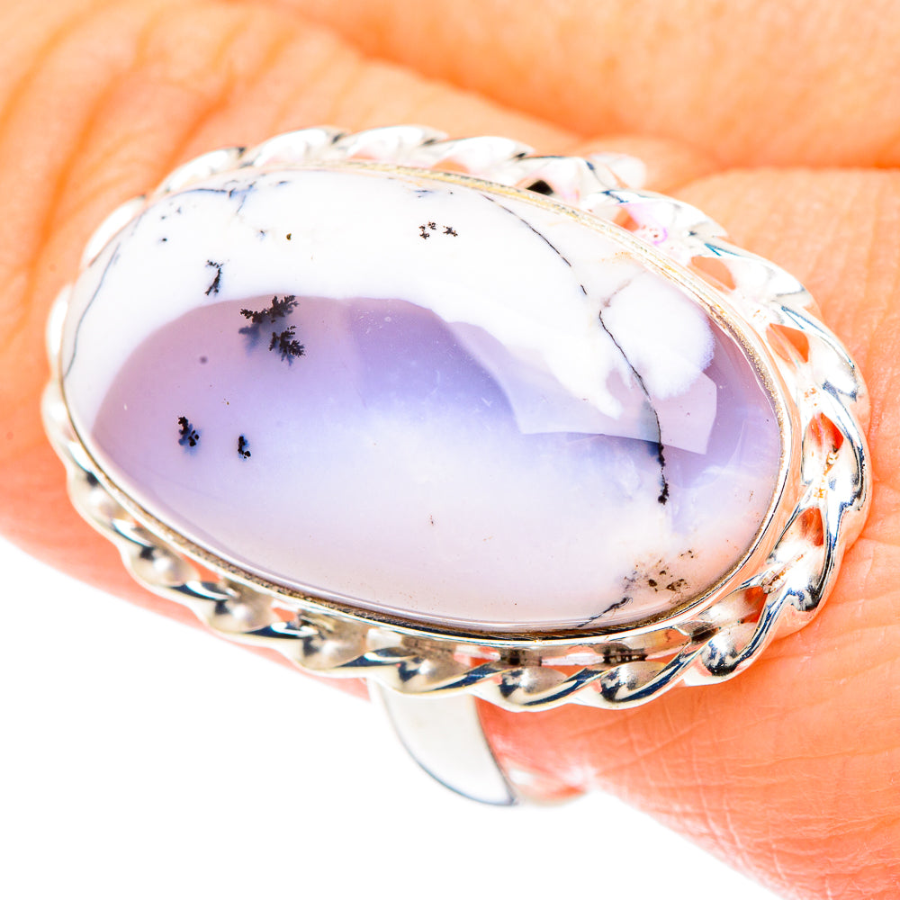 Dendritic Opal Rings handcrafted by Anasilvercos - RING90945