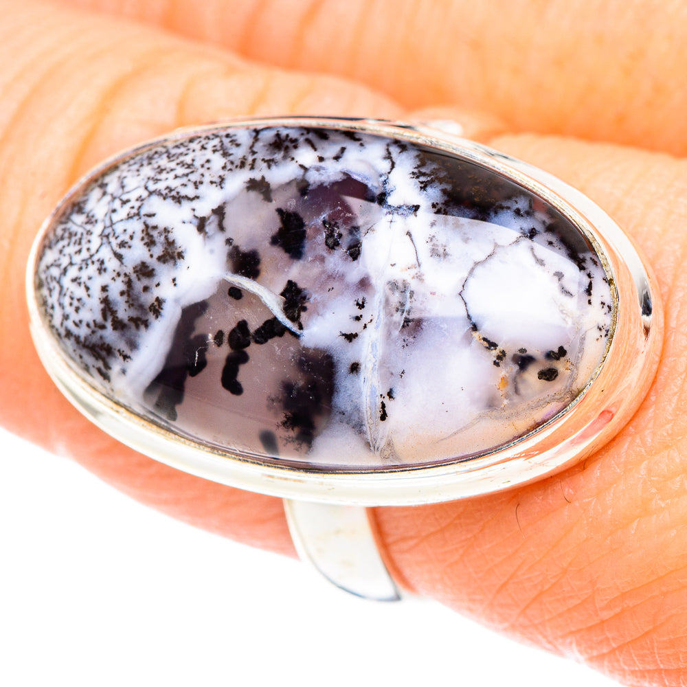 Dendritic Opal Rings handcrafted by Anasilvercos - RING90948