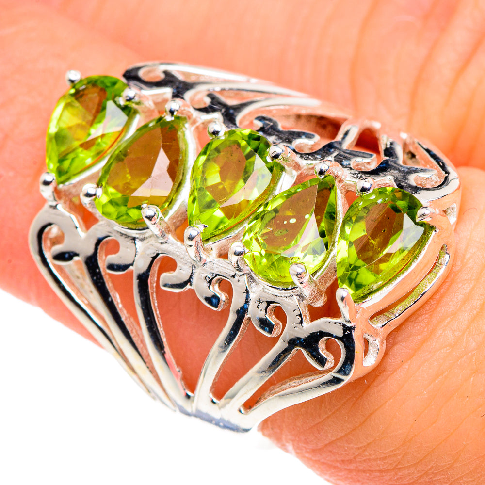 Peridot Rings handcrafted by Anasilvercos - RING90962