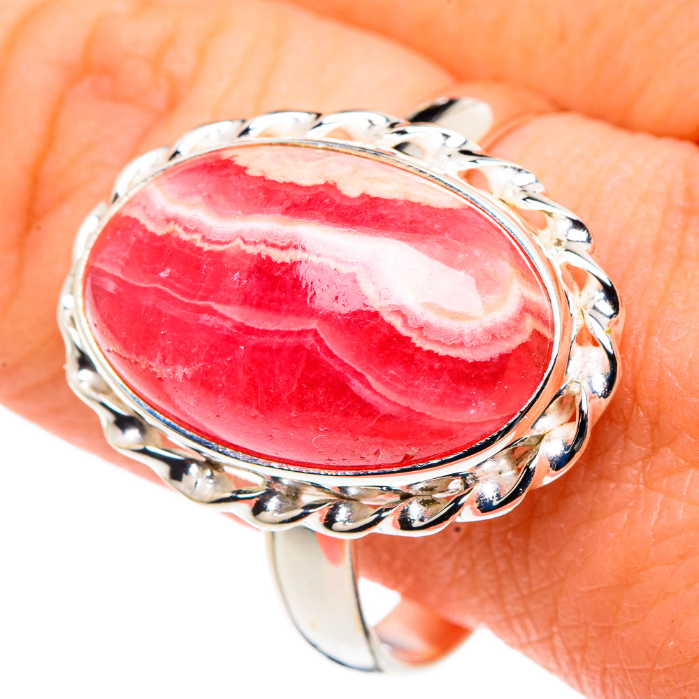 Rhodochrosite Rings handcrafted by Anasilvercos - RING90972