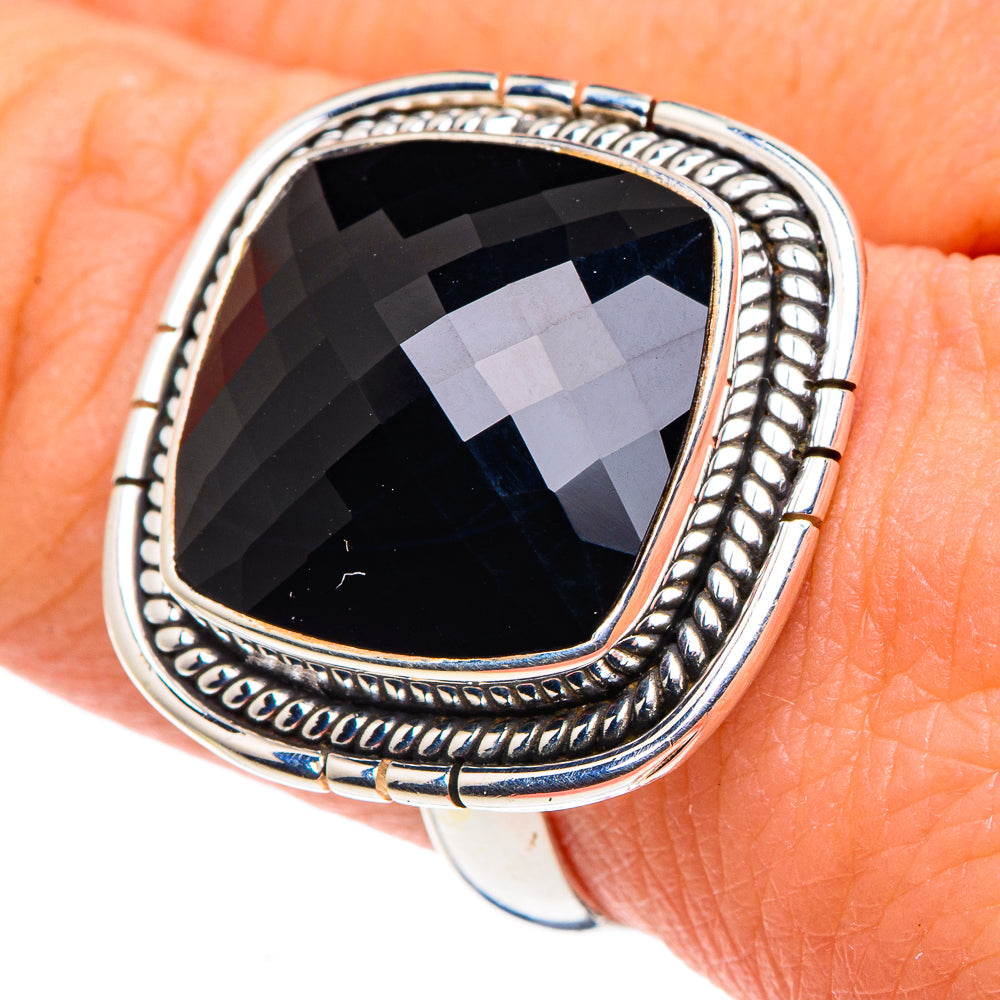 Black Onyx Rings handcrafted by Anasilvercos - RING90978