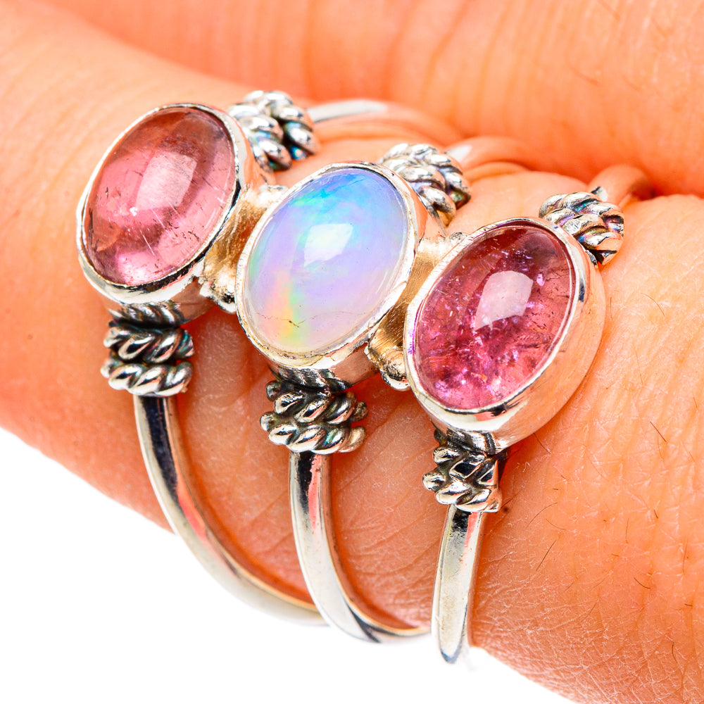 Ethiopian Opal Rings handcrafted by Anasilvercos - RING90984