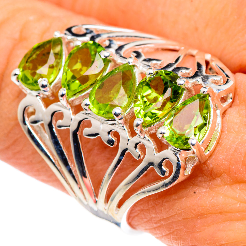 Peridot Rings handcrafted by Anasilvercos - RING90999