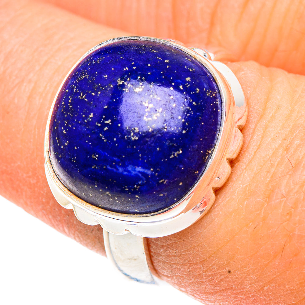 Lapis Lazuli Rings handcrafted by Anasilvercos - RING91027