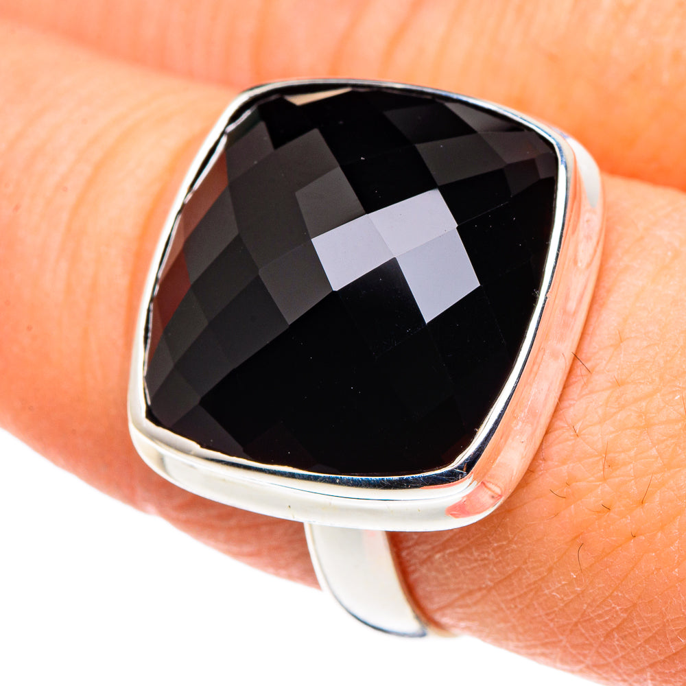 Black Onyx Rings handcrafted by Anasilvercos - RING91055