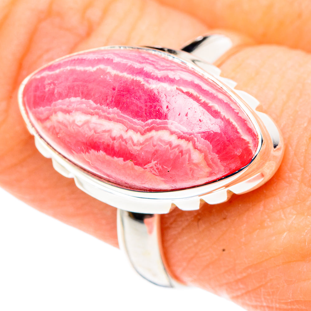 Rhodochrosite Rings handcrafted by Anasilvercos - RING91082