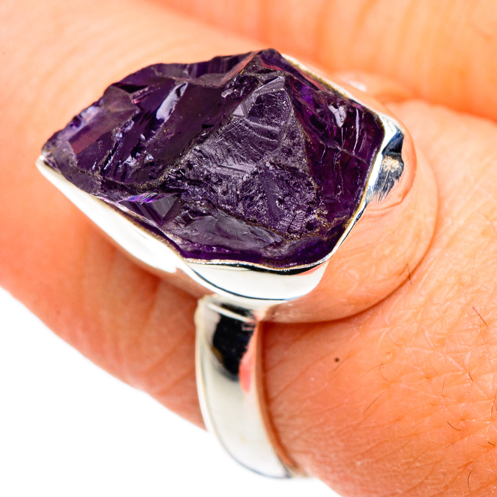 Amethyst Rings handcrafted by Anasilvercos - RING91085