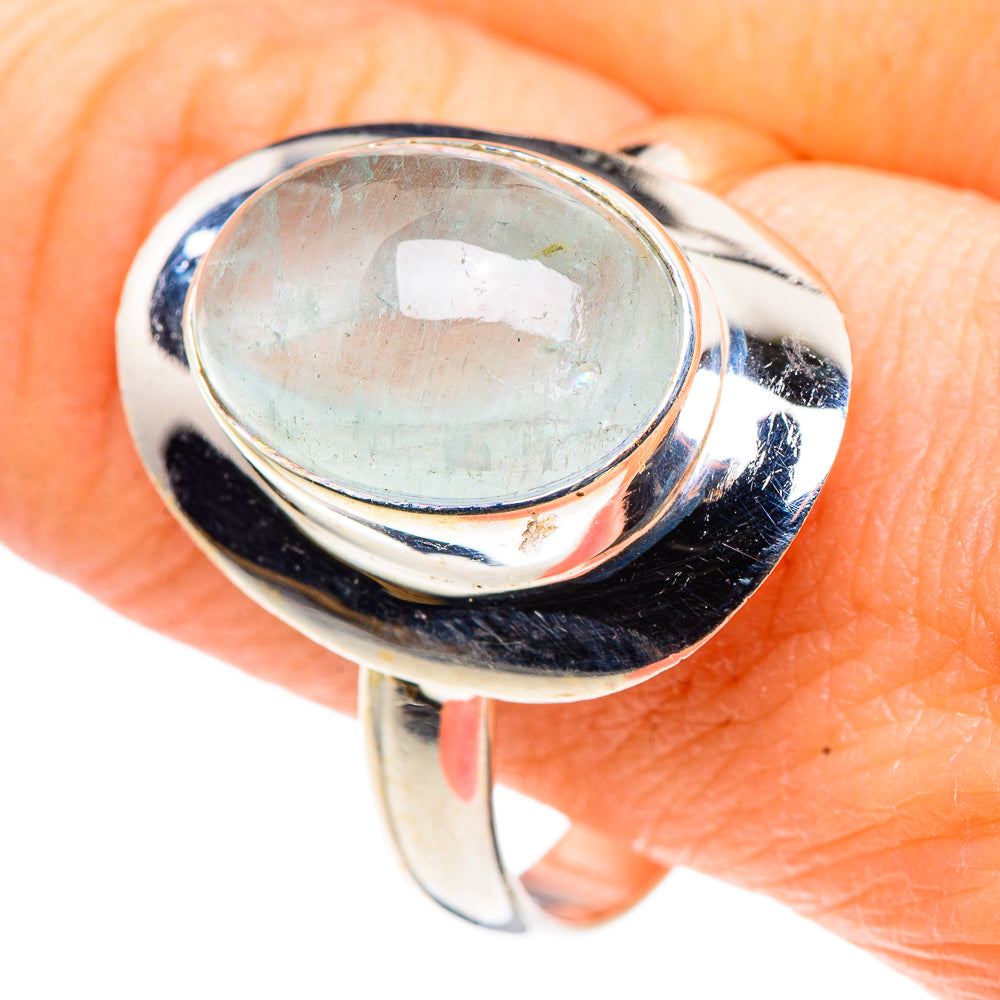 Aquamarine Rings handcrafted by Anasilvercos - RING91097