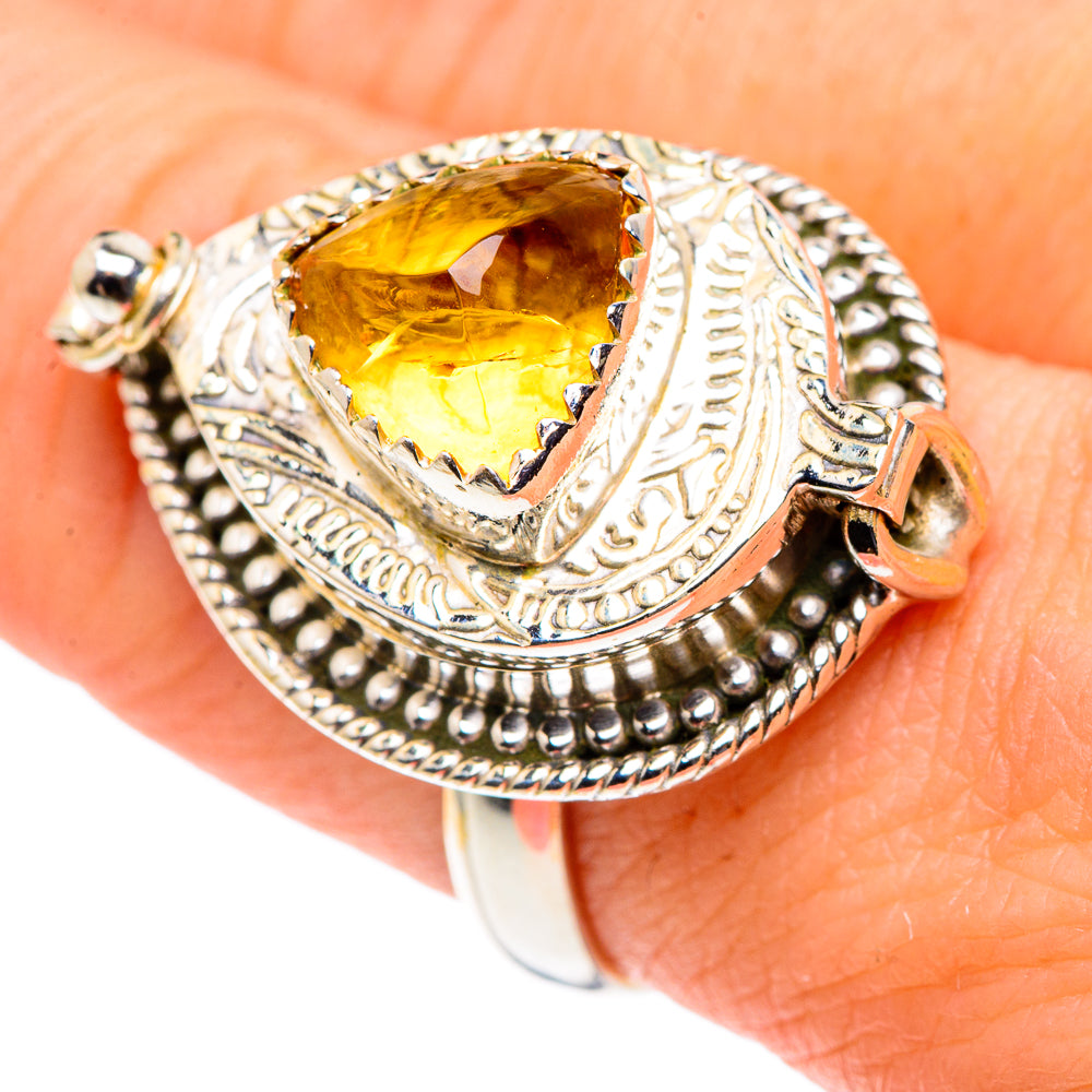 Citrine Rings handcrafted by Anasilvercos - RING91119