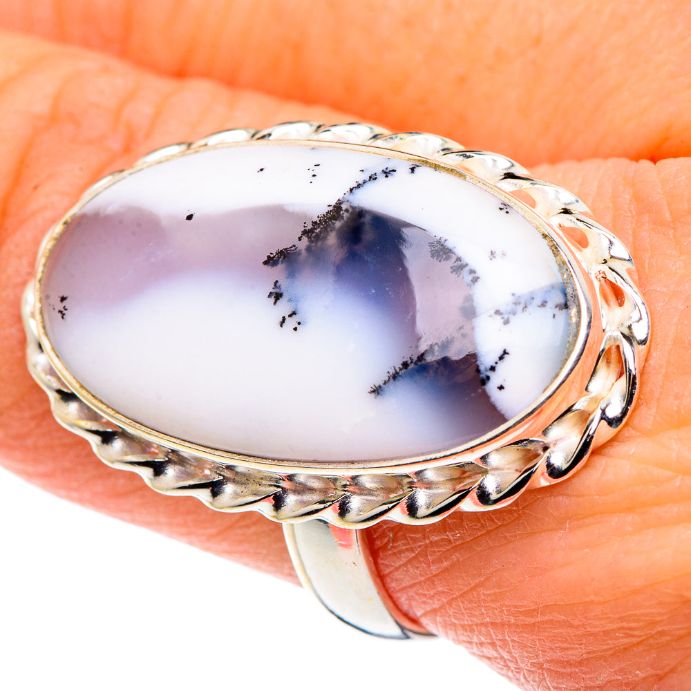 Dendritic Opal Rings handcrafted by Anasilvercos - RING91138