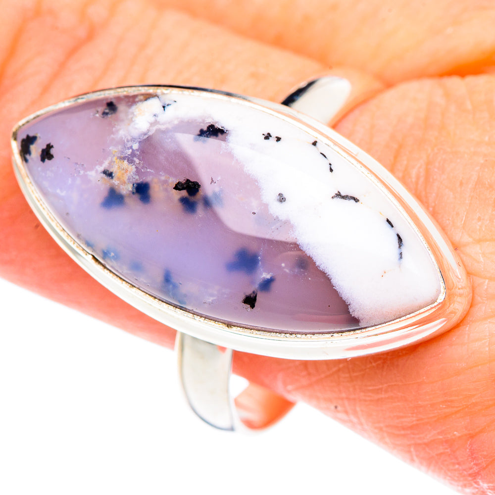 Dendritic Opal Rings handcrafted by Anasilvercos - RING91142