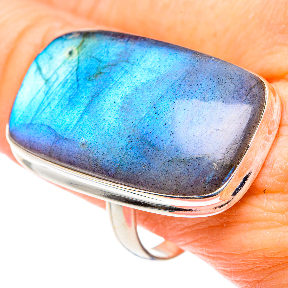 Labradorite Rings handcrafted by Anasilvercos - RING91154