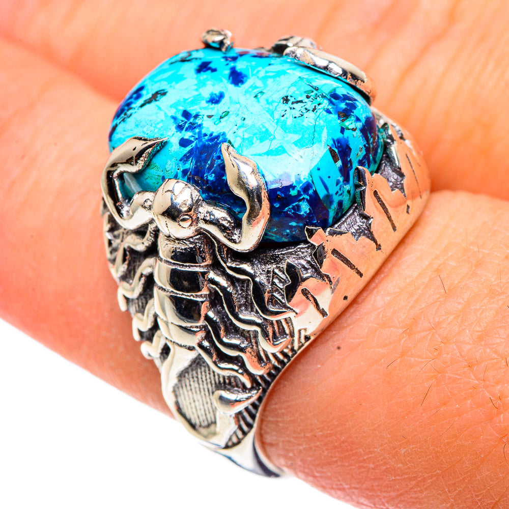 Shattuckite Rings handcrafted by Anasilvercos - RING91157