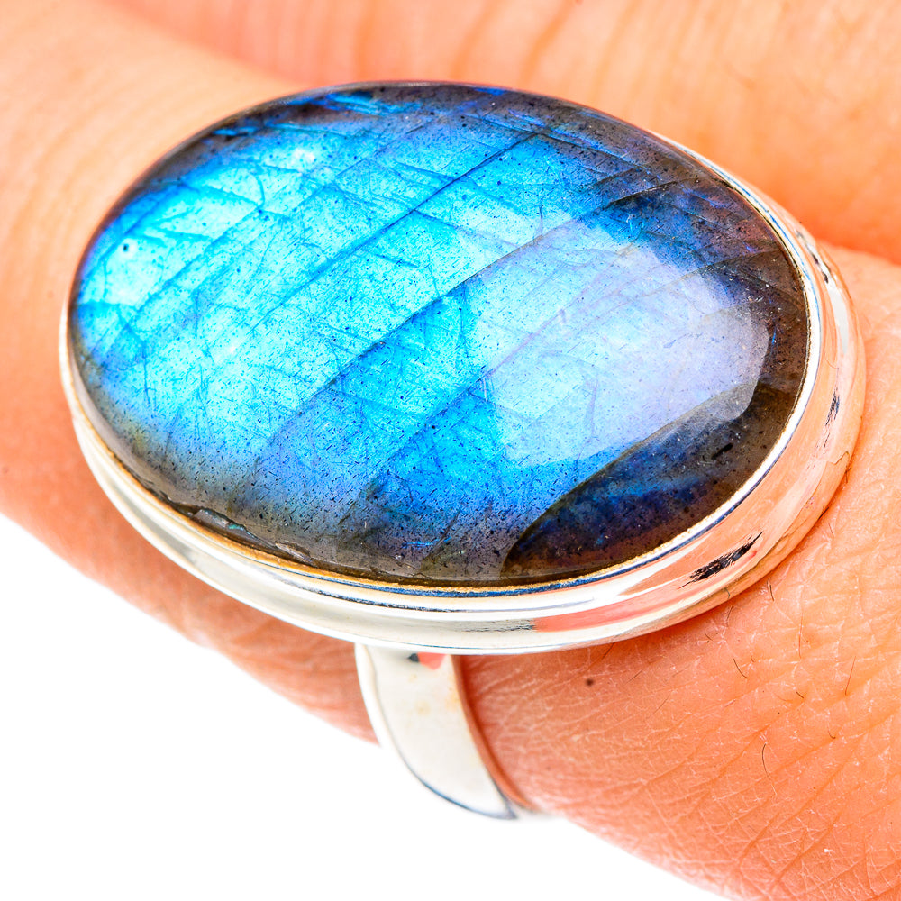 Labradorite Rings handcrafted by Anasilvercos - RING91202